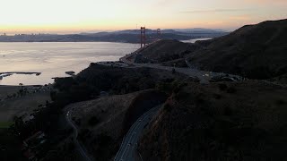 Sunrise over San Francisco