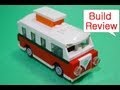 Lego 40079 Mini Volkswagen T1 Camper Van - Car Toys Build Review