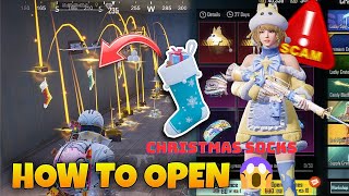 How to Get Secret Loot 🔥|| How to Open Christmas Socks in BGMI