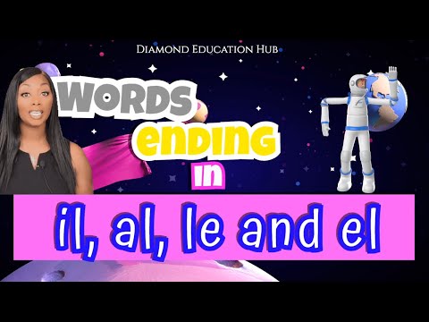Words Ending in el,le,al and il || Spellings || Primary Education || Diamond Education Hub