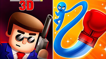 Mr Bullet 3D 🆚 Rocket Punch Walkthrough Android IOS Update New Levels Gameplay