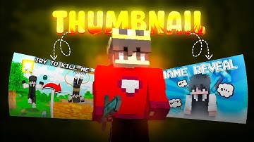 🔥How To Make Easy Minecraft Attractive Thumbnails🤯 In Just 5 Minutes With A Secret Trick🤫(Dont Miss)