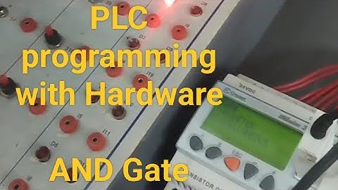 Plc programming with functional blocks AND Gate #Hard ware #M3 Soft#Crouzet millenium 3 controller