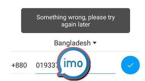 How to fix-Imo Not Working on Mobile Data! Imo Not Working Problem Solved