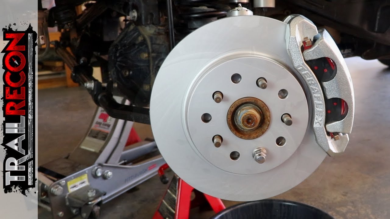 Jeep Wrangler Big Brake Install - Is It Worth It? - YouTube