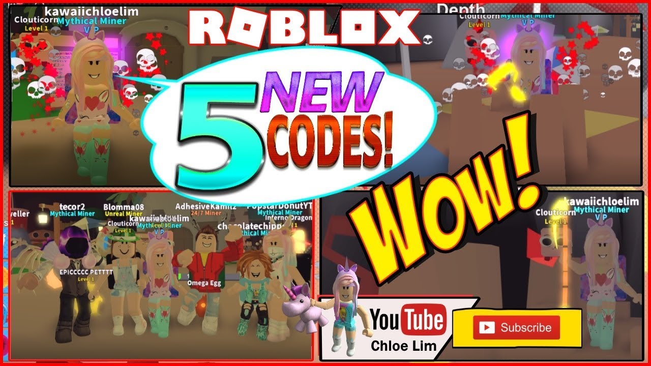Roblox Gameplay Mining Simulator 5 Amazing Codes And Shout Outs Steemit