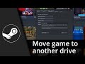 How to move a Steam game to another drive | Move Steam game ✅ Tutorial