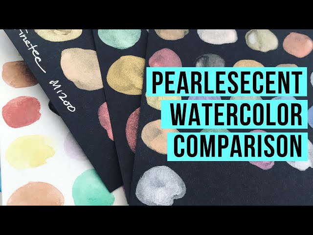 Tips and Ideas for Pearlescent Watercolours – Etchr Lab