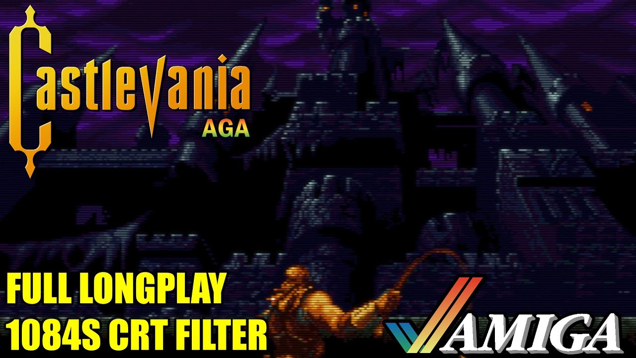 Castlevania AGA Longplay - Commodore Amiga [No Commentary | 4K60 | 1084s CRT Filter]