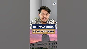 💥BIT MCA Exam Pattern 2024 🤩BIT MCA Admissions 2024🤔MCA Admissions #shorts #mca #bit #mcacourse