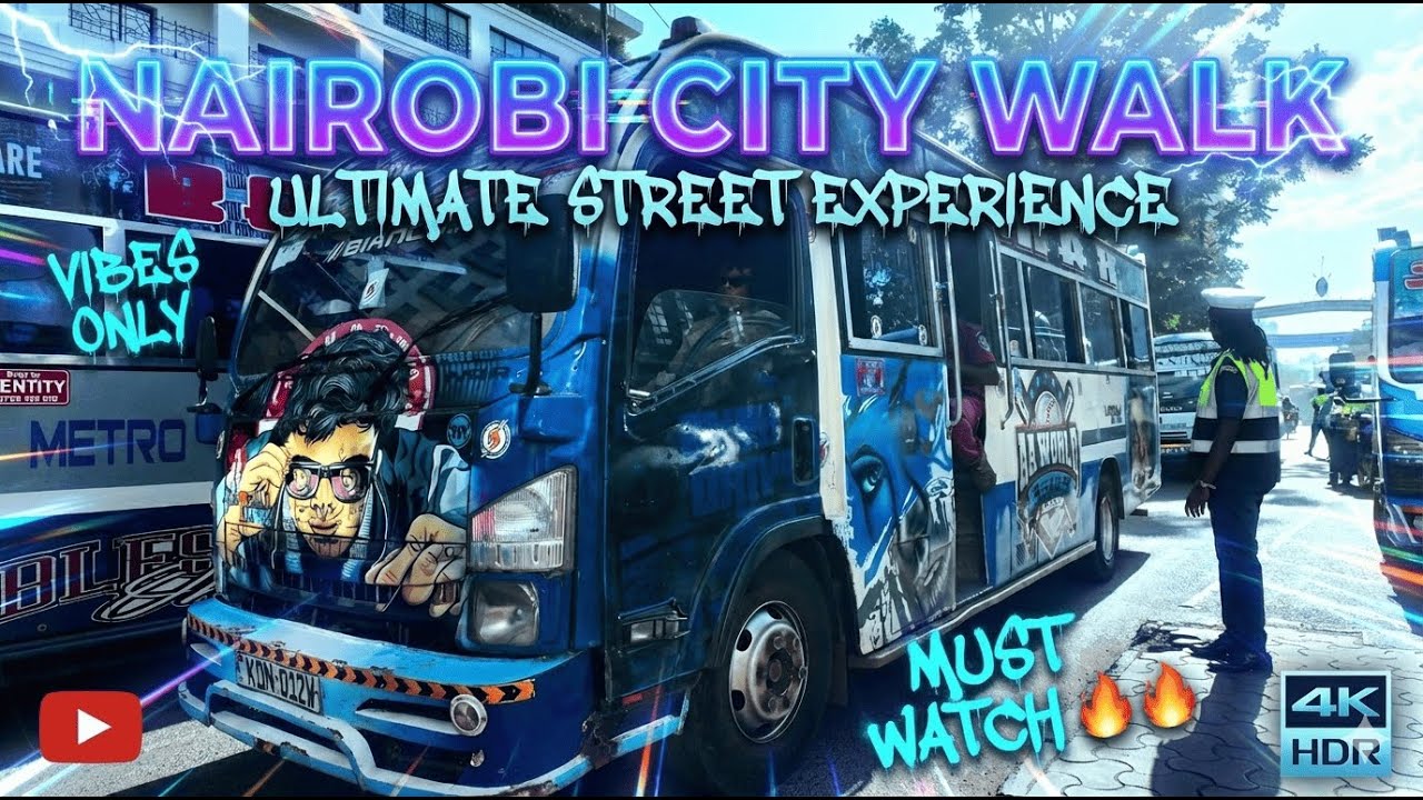 Walking Through The Streets of Nairobi, Kenya