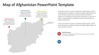 Map of Afghanistan PowerPoint Template | Kridha Graphics screenshot 5
