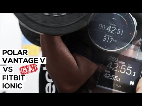 Polar Vantage V vs Fitbit Ionic Gym Honest Review - Best Fitness Tracker for Weightlifting