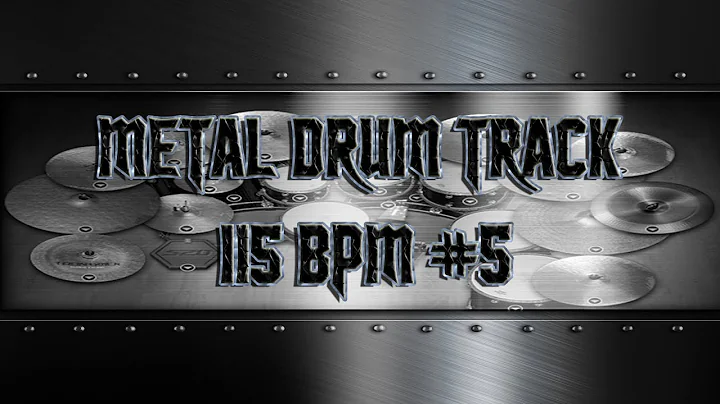 Easy Groovy Metal Drum Track 115 BPM | Preset 3.0 (HQ,HD)