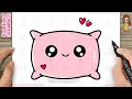 DrawPillows Com How To Draw A Cute Pillow Easy Step By Step Drawing For Kids 