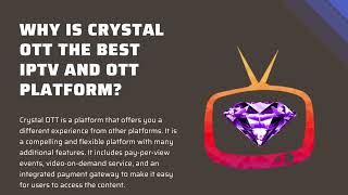 The Best Guide for Crystal OTT - Purple Crystal OTT IPTV