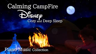 Disney Calm CampFire Piano Collection for Cozy and Deep Sleep (No Mid-roll Ads) by kno Music 146,591 views 8 months ago 6 hours, 21 minutes