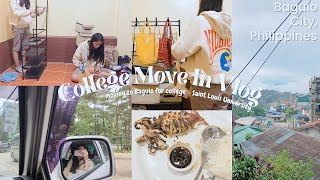 College Move In Vlog 2022 | SLU Baguio  |  unpacking, shopping, dorm tour, watsons haul, etc.