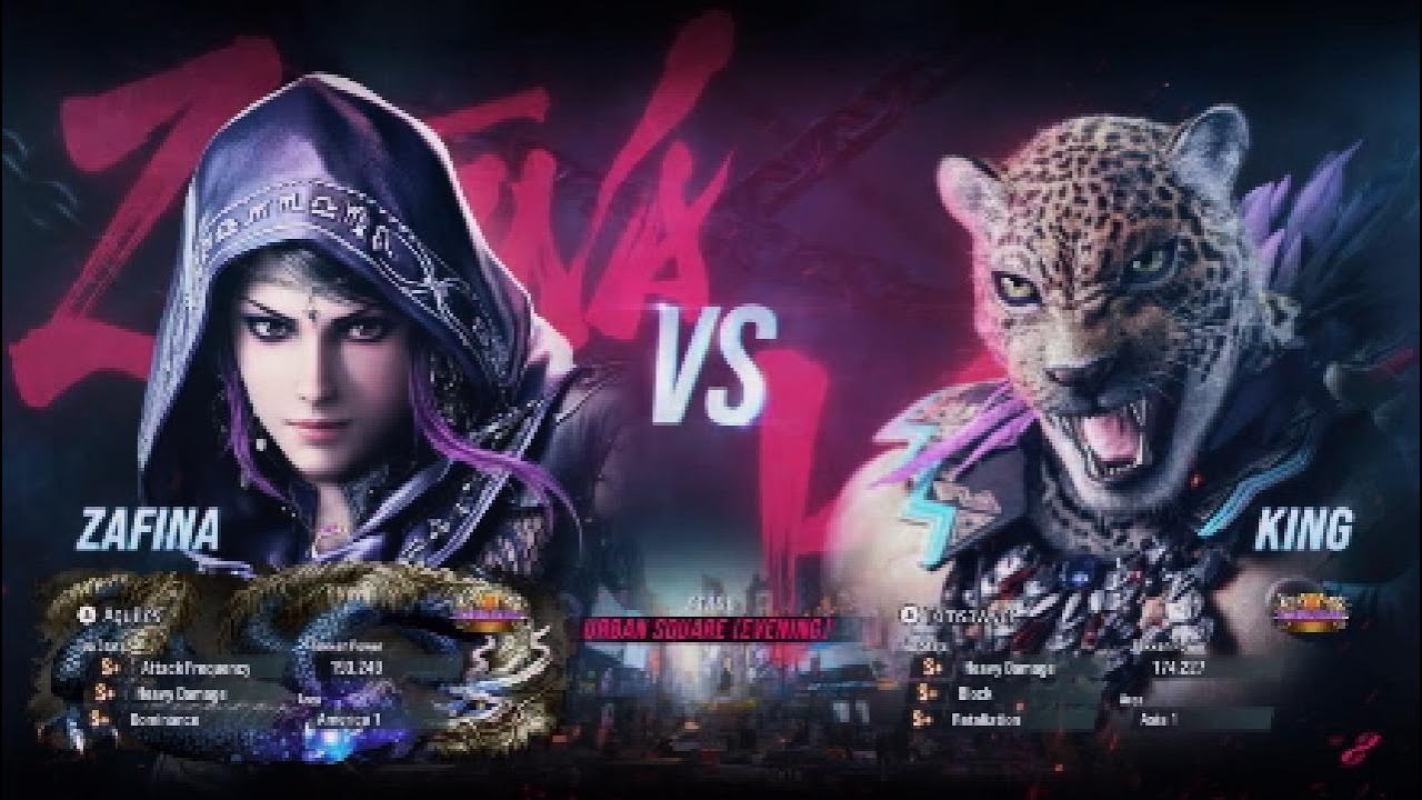 TEKKEN8 Ranked Matches ~ Battle Ruler ~ Zafina (Aguilez) vs. King 4K!
