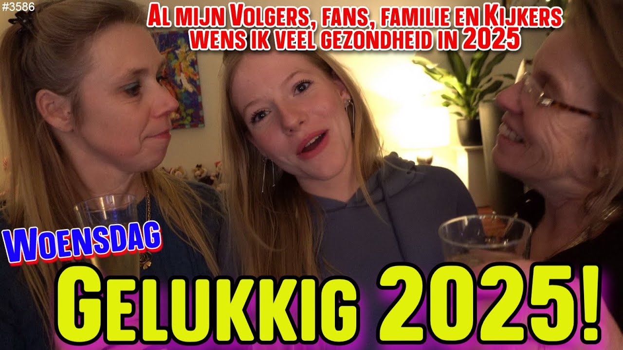 NieuwJaarsNacht 2025. We gaan VUURWERK afsteken. Allemaal een GELUKKIG en GEZOND 2025 ♥ #3586