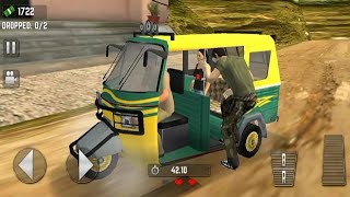 Tuk Tuk Rickshaw Simulator 2026 - Passenger Pickup & Drop Offroad Driving - Android Gameplay screenshot 3
