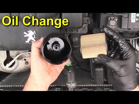 Changing the Engine Oil and Oil Filter - Peugeot 307