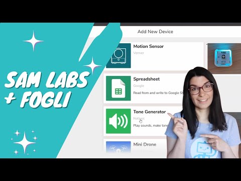 Programmare con Google Fogli e SAM Labs