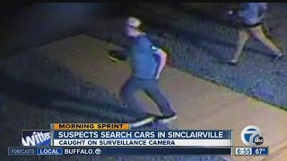 Police search for suspects accused of searching people's cars