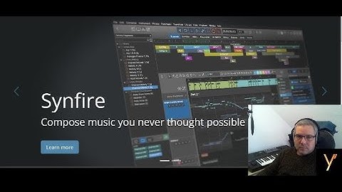 Synfire 2 - Use sound of the DAW by sending Midi