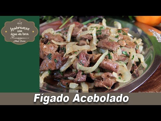 Bife de Fígado acebolado macio com dicas ótimas tirar o cheiro