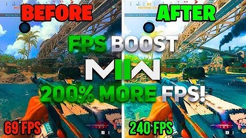 MODERN WARFARE 2 FPS BOOST | MW2 BEST SETTINGS | OPTIMIZE GRAPHICS | NO FOG | BETTER VISIBILITY