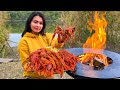 🦀Приготовление Раков На Природе! Идеальное блюдо после тяжелого дня💯