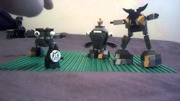 Lego Mixels Krader, Seismo, and Shuff, set 41503, 41504, 41505
