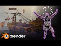 Apocalyptic RAVE PARTY boat | made in Blender 3D