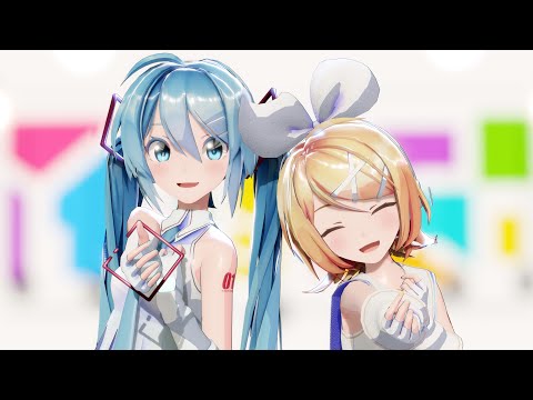 【MMD】アニサマ2022 Sparkle / Sour式初音ミク＆鏡音リン【4K】