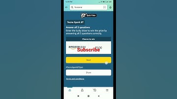 Tecno Spark 8T Quiz ANSWER AND WIN ₹500. Amazon quiz answers