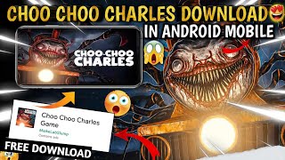 Choo Choo Charles Mobile Download 📲😱 | How To Download Choo Choo Charles In Android Mobile 🔥 screenshot 3