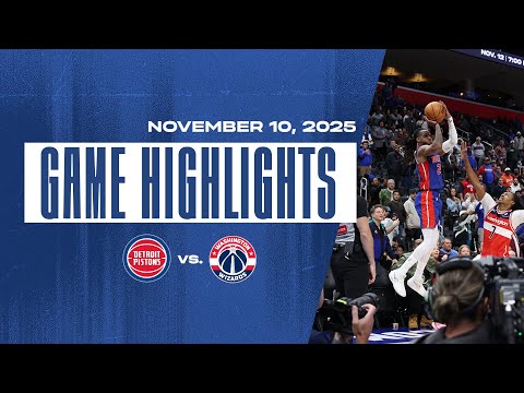 Pistons Extend Win Streak to Seven in OT vs Wizards | #NBA #Pistons #detroitpistons