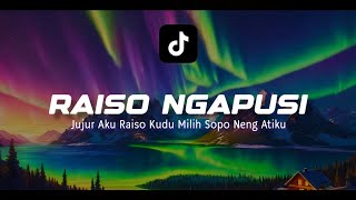 Jujur Aku Raiso Kudu Milih Sopo Neng Atiku - Lirik ~