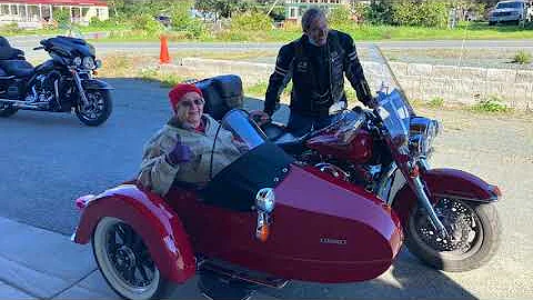93 Year Old - Doris Ward - Goes for her first Moto...