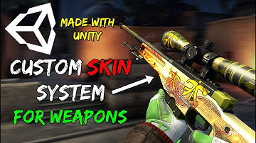 [Unity] Custom Skin System for Weapons (Realtime)