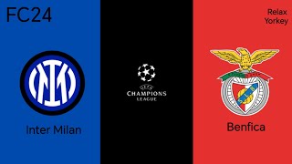Inter Milan vs Benfica (FC24)(Champions League)
