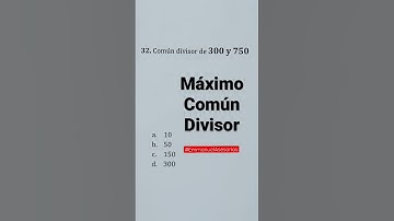 Calcular el máximo común divisor Números primos. Factorización #shorts  #shortsyoutube  #matemática