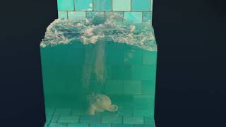 Blender Flip Fluids Rigid Body + Whitewater test