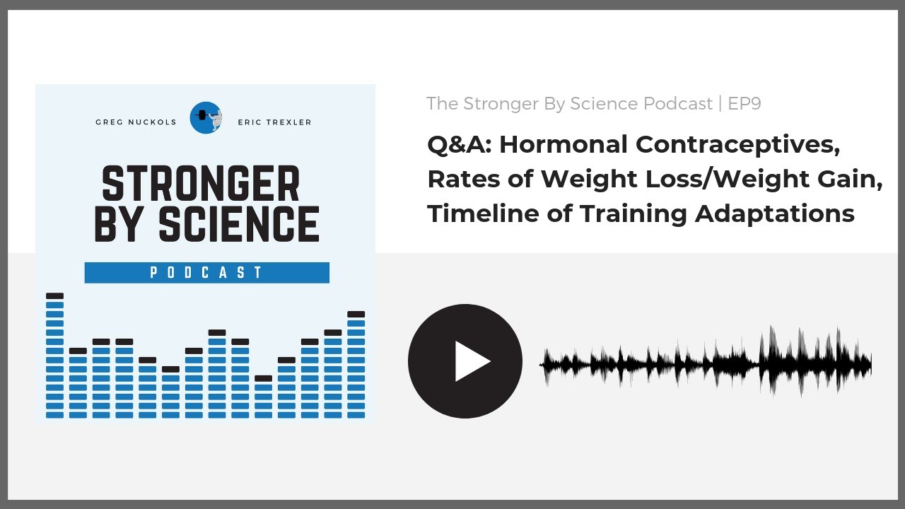 Q&A: Hormonal Contraceptives, Rates of Weight Loss/Gain, Timeline of Training Adaptations (Ep 9)