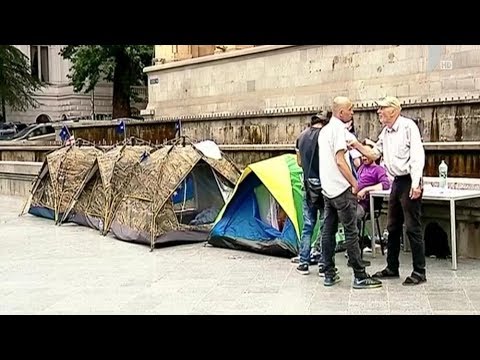 აქცია რუსთაველზე