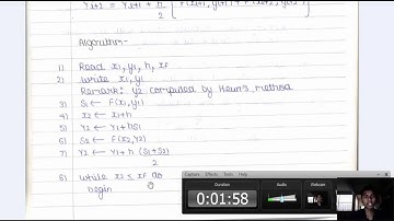 predictor corrector Method algorithm by Rajendra Verma