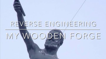 How to build a wooden portable blacksmith forge - reverse engineered.