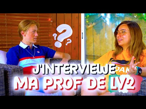 Видео: J'INTERVIEWE ma PROF DE LV2 pour répondre aux QUESTIONS QUE LES ÉLÈVES SE POSENT !