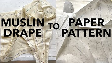 How to Make a Corset 3: Muslin Drape to Paper Pattern